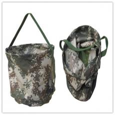 20L陆军数码夏季迷彩帆布水桶