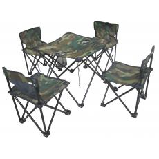 丛林迷彩便携式折叠桌椅