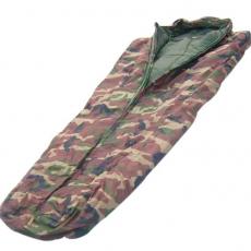 丛林迷彩大衣式睡袋  